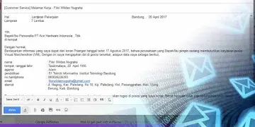 Cara Mengirim Lamaran CV Lewat Email Mudah Diterima Kerja